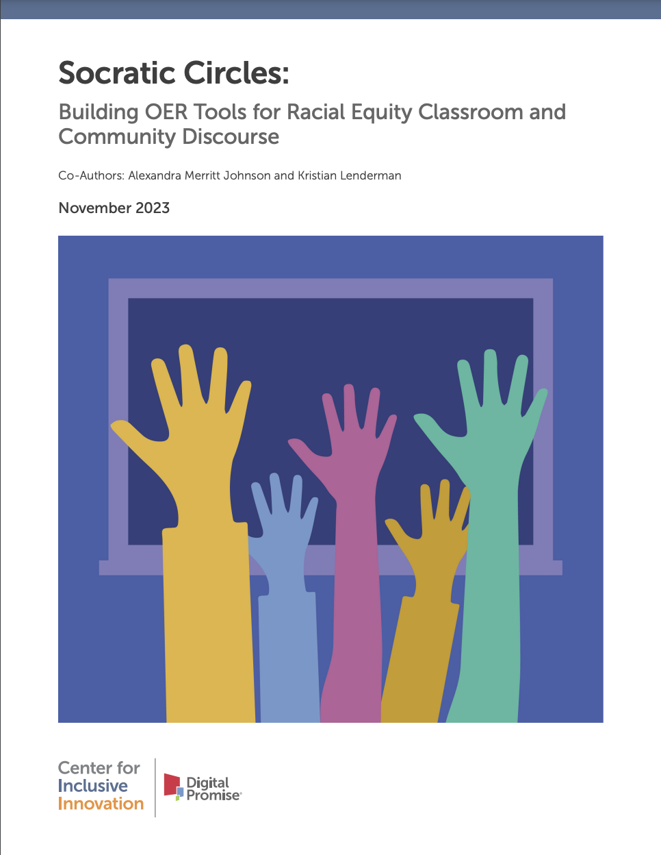 Screenshot of Socratic Circles report cover